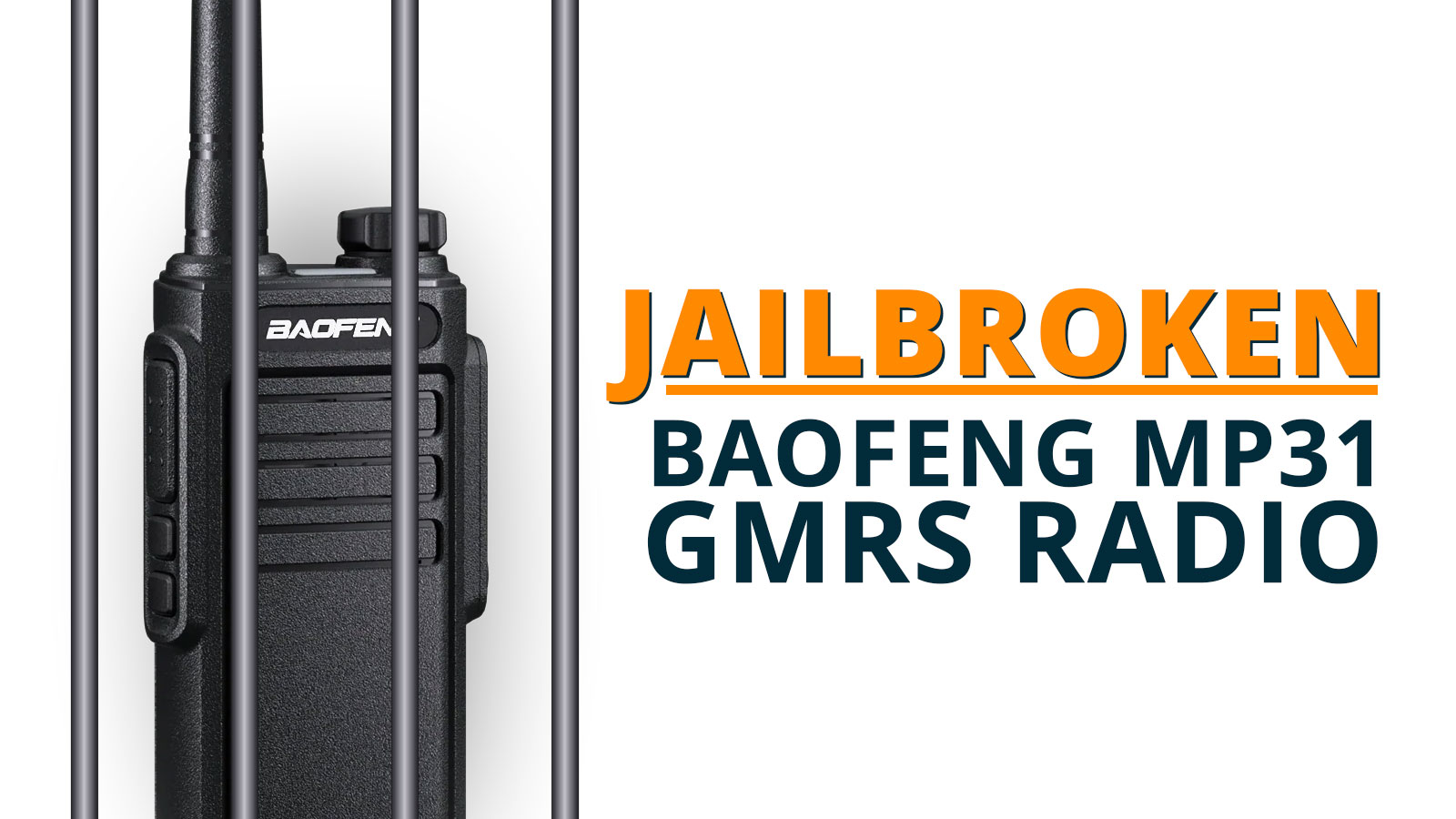 Jailbroken Baofeng MP31 How to unlock the Baofeng MP31 GMRS radio